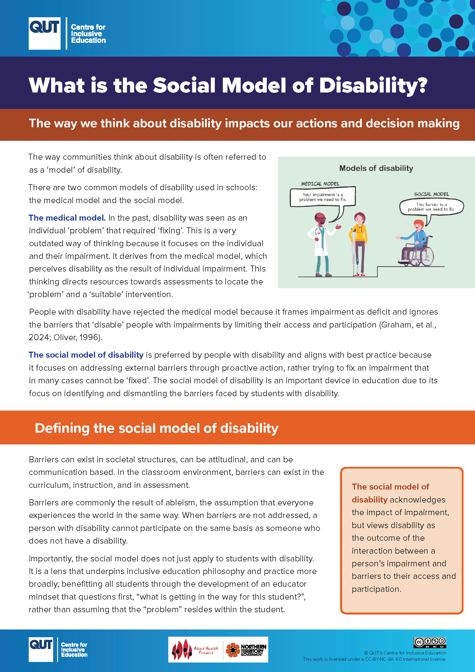 Screenshot of handouts